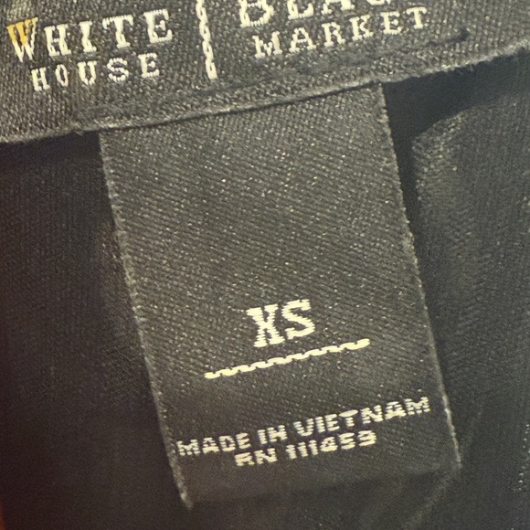 White House Black Market Black and White Maxi Dress - Picture 9 of 9